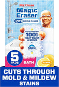 Mr. Clean Magic Eraser Sponge, Bathroom Cleaner, Soap Scum Shower & Tub Cleaner by MrClean