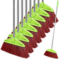 Lasnten 8 Pack Heavy Duty Broom Commercial Set by Lasnten