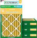 Filterbuy 16x25x4 Air Filter MERV 11 Allergen Defense Replacement, by Filterbuy
