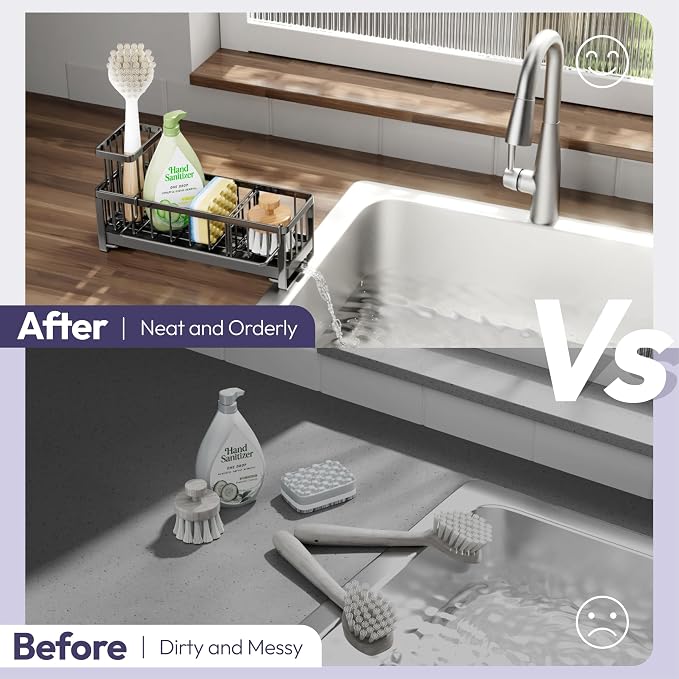 SWTYMIKI Sponge Holder for Kitchen Sink - Image 5