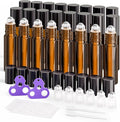 ULG 24-Pack Essential Oil Roller Bottles 10ml, Empty Bottles by ULG
