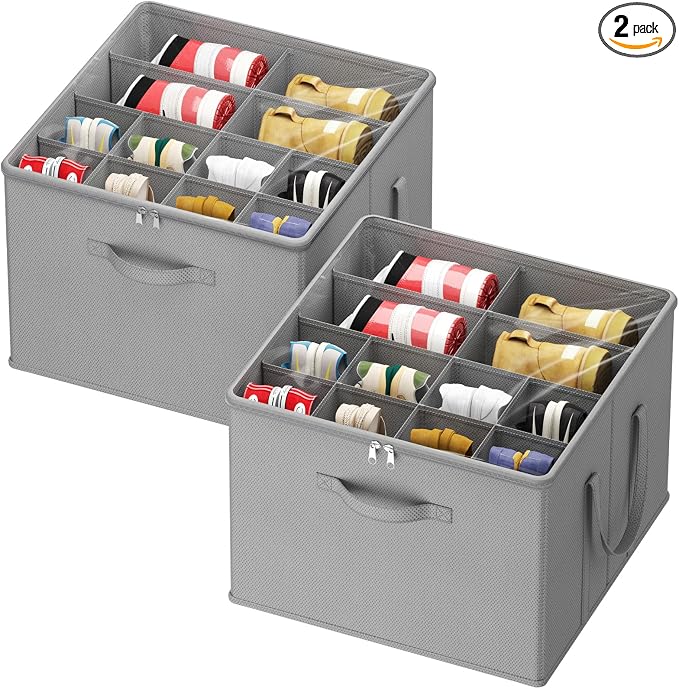 Lifewit Shoe Storage Organizer for Closet Fits 12-16 Pairs, Fabric Large Shoe by Lifewit
