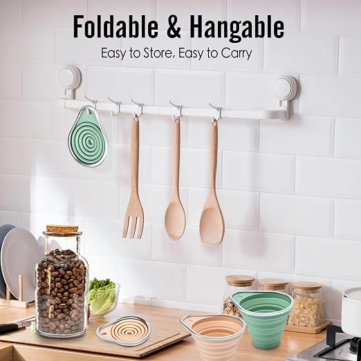 New Upgraded Small Silicone Collapsible Funnel Set - Image 3