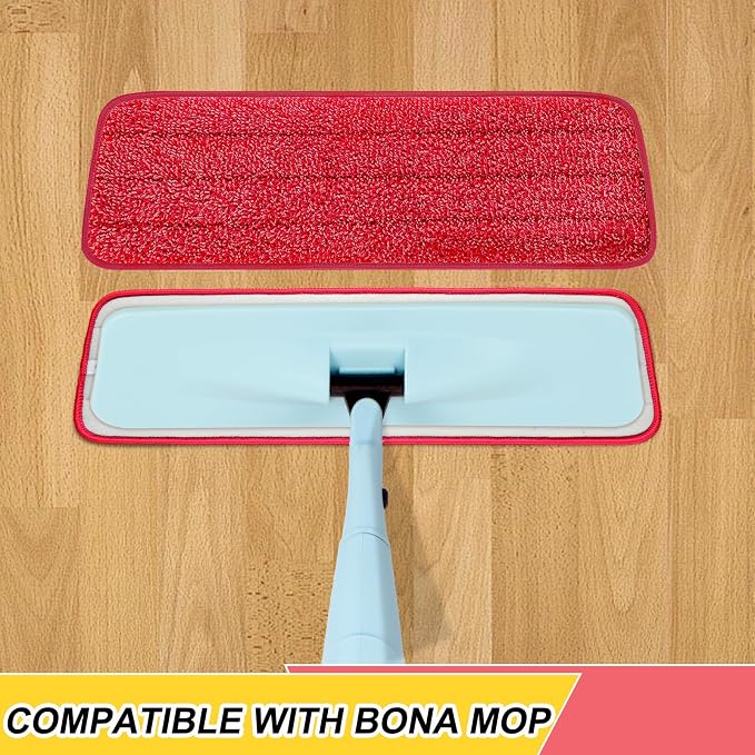 16.5 inch Reusable Mop Pads Microfiber Spray Mop Replacement Heads - Image 2