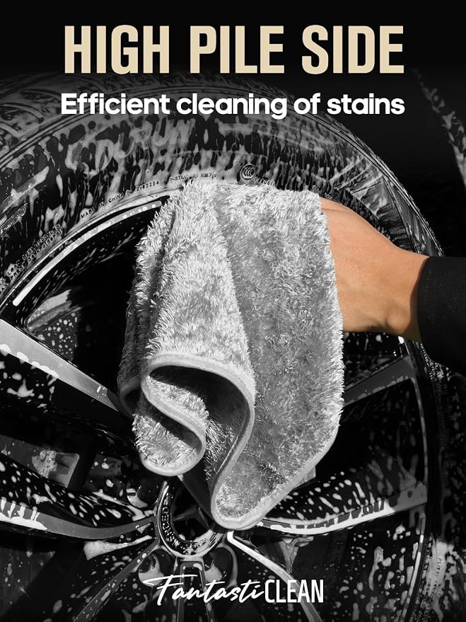 Fantasticlean Microfiber Car Detailing Towels, Car Drying Towel - Image 7