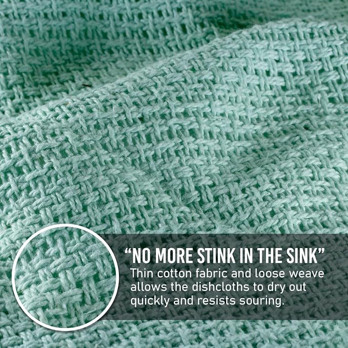 Old Fashion 100% Cotton Dishcloths - Image 2