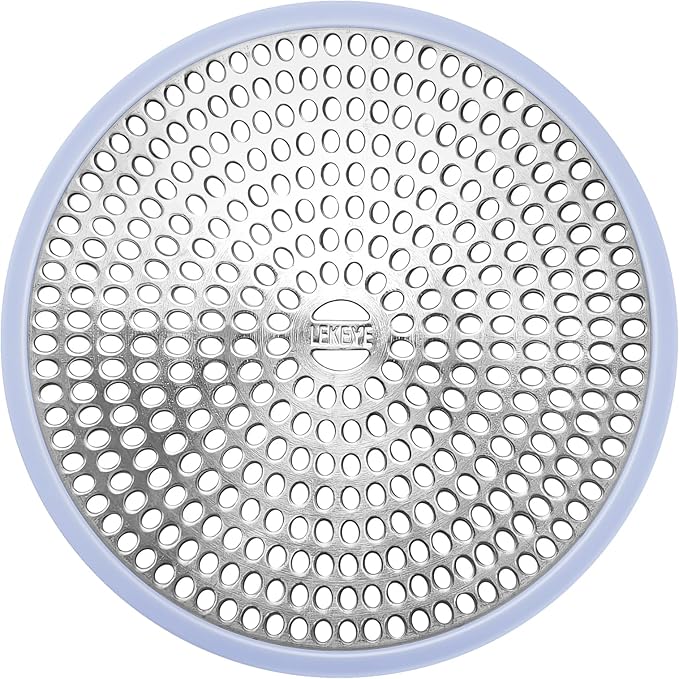 LEKEYE Shower Drain Hair Catcher | Strainer | Shower Stall Drain Cover | by LEKEYE
