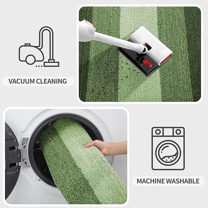 Kitinjoy Indoor Outdoor Door Mat, 32x20 Non-Slip Absorbent Dirt Trapper - Image 5