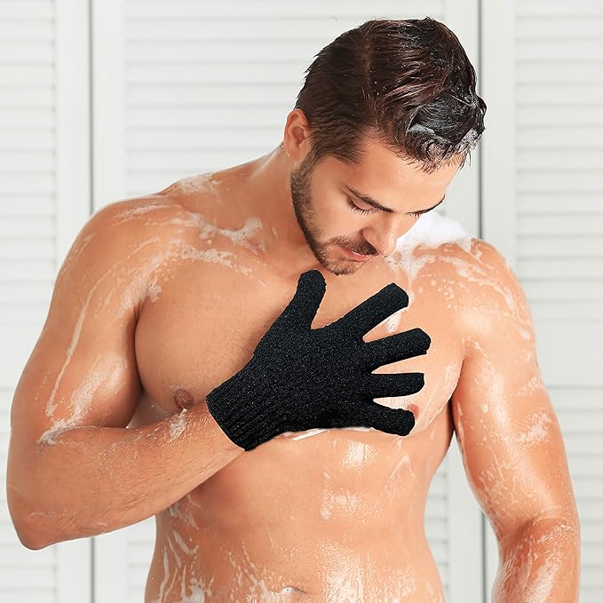 Bath Exfoliating Gloves - Image 5
