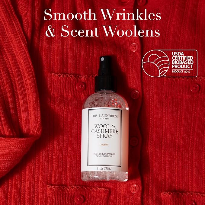 The Laundress Wool and Cashmere Fabric Spray, Wool Dewrinkle Spray, Upholstery - Image 2