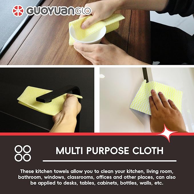 Disposable Dish Cloths Disposable Cleaning Towels Heavy Duty Reusable Cleaning - Image 5