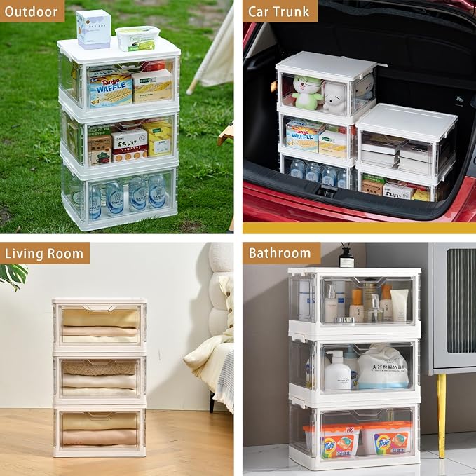 Stackable Plastic Storage Bins - Image 8