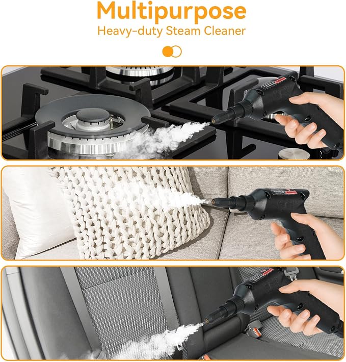 Steam Cleaner for Home, 1500W Handheld Steam Cleaner, 1500ML Water Tank - Image 3