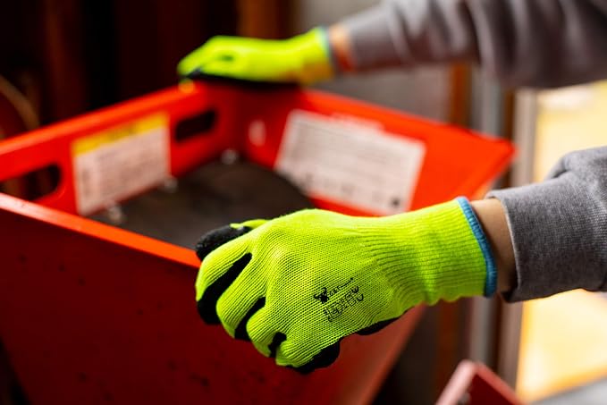 G & F 1516 12 Pairs Pack Premium High Visibility Low emissions Green Work and - Image 6
