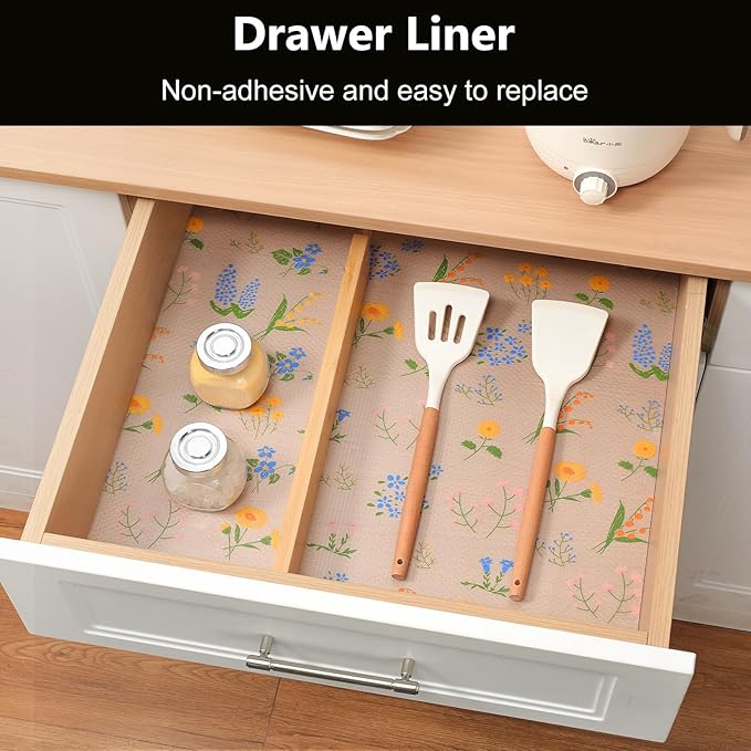 INNOLITES Non-Slip Shelf Liner – Cabinet & Drawer Liner Non-Adhesive – - Image 2
