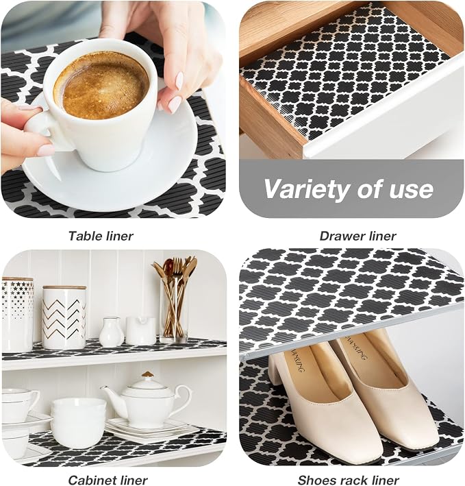 Glotoch Shelf Liners for Kitchen Cabinets 17.5” x 30 ft, Non Slip Drawer Liner - Image 6