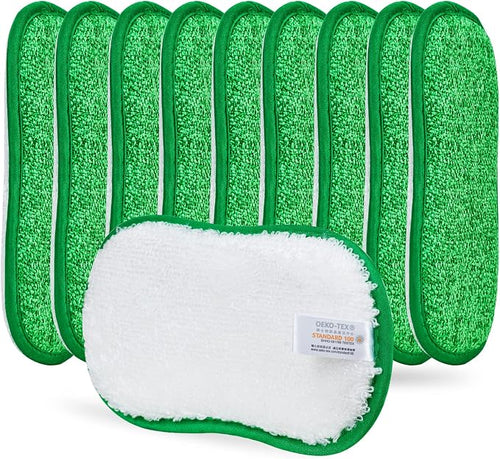 10 Pack Kitchen Dish Sponges Scrubber Non-Scratch Multi-Purpose Dishcloths by comfso