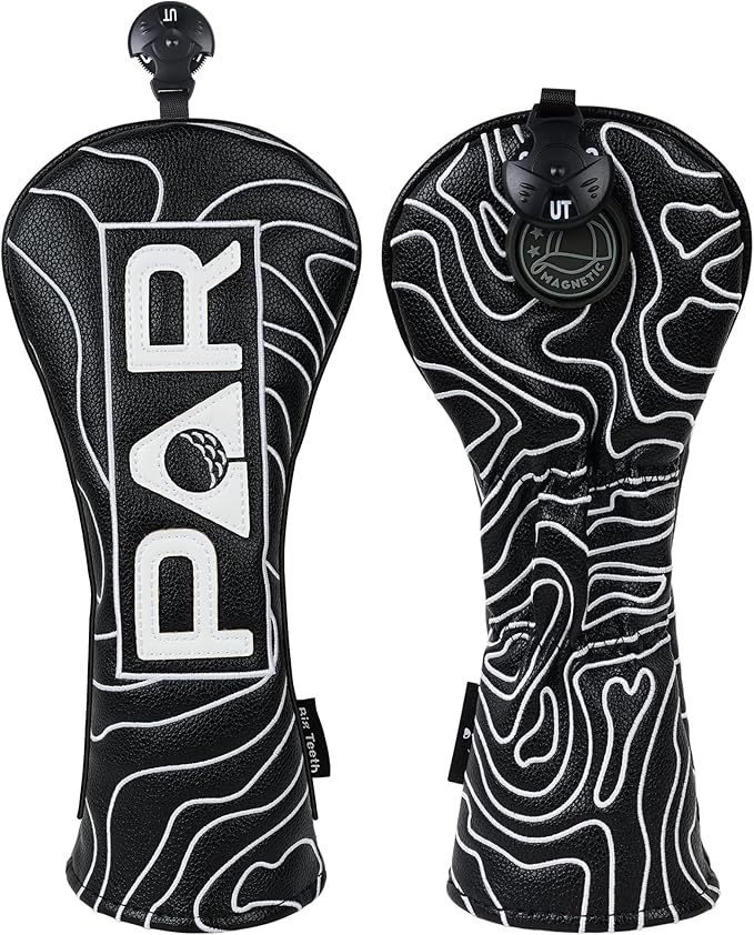 Big Teeth Golf Club Covers Full Set Driver Headcover Fairway Wood Hybrid Golf - Image 8