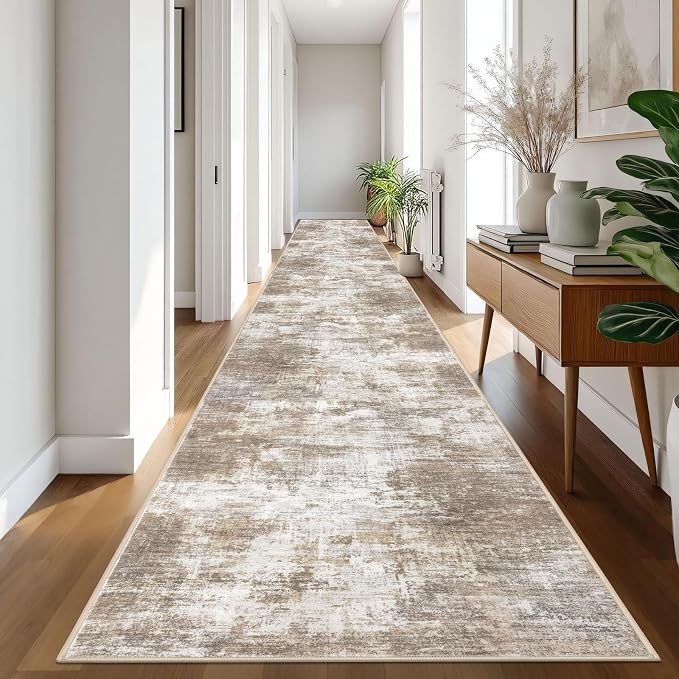 IOHOUZE Abstract Runner Rug 3x20 Ft Extra Long Washable Runners - Image 8