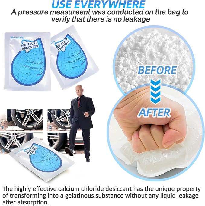 100 Gram 30 Packs Moisture Absorbers, Dehumidifier Bags - Image 2