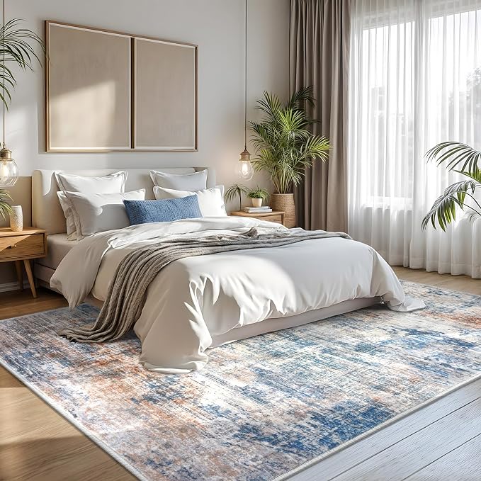 IOHOUZE Abstract Area Rugs 8x10 Ft Washable Large Rugs - Image 8