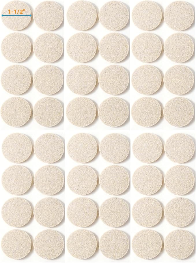 Furnigear Felt Furniture Pads for Hardwood Floors by Furnigear