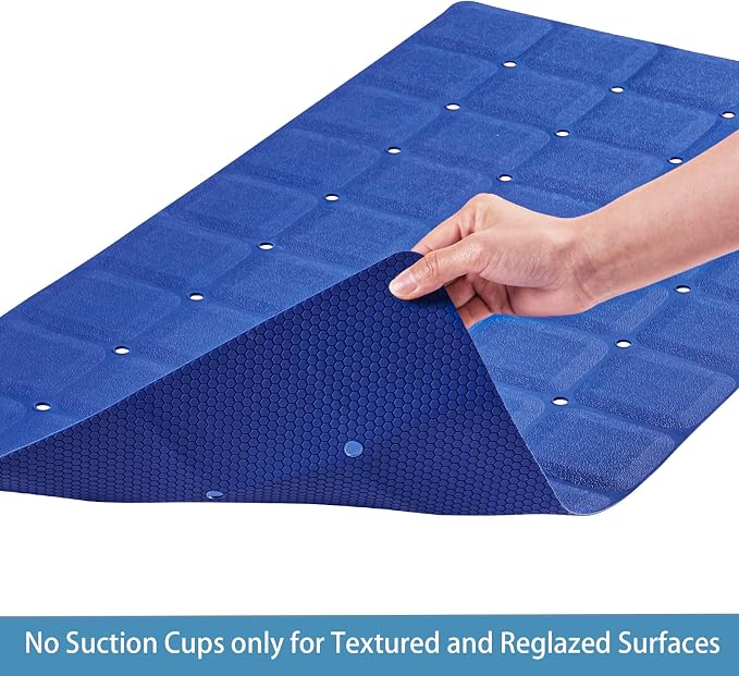 Foldable Silicone Bathtub Mat: Jumbo Size Heavy Duty Safety Bath Mat - Image 5