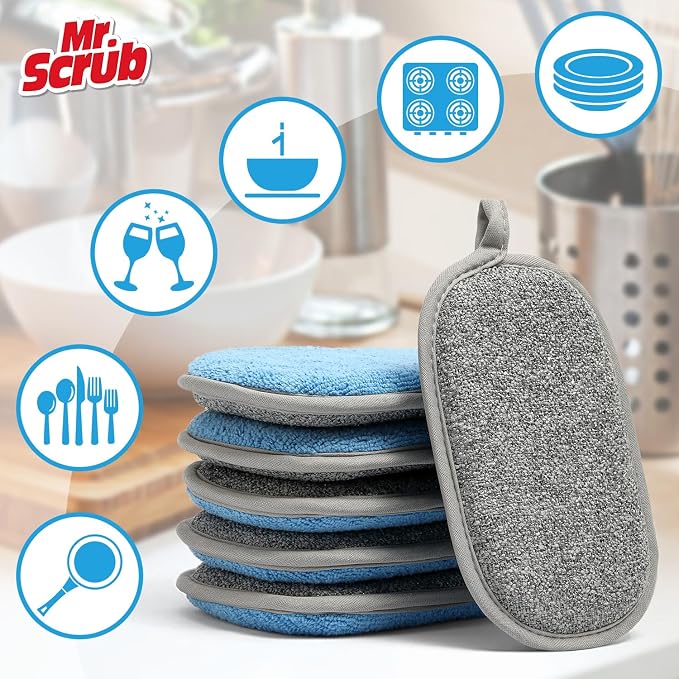 Sponges Kitchen Dish Sponge for Washing Dishes Cleaning Kitchen, All-Purpose - Image 4