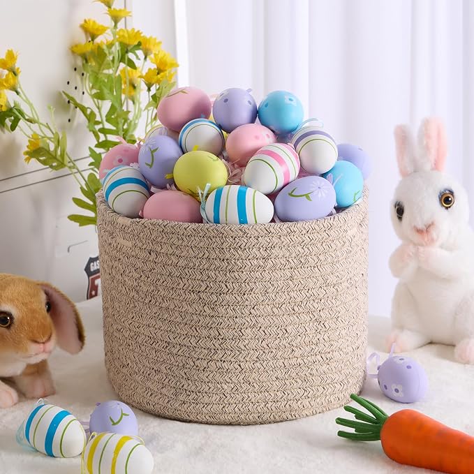 Small Basket for Organizing | Cube Shelf Closet Storage Baskets | 9.7×9.7×7.1” - Image 8