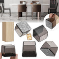 24PCS Square Chair Leg Floor Protectors, Furniture Sliders, Chair Leg Protectors by Indemo