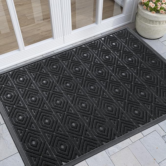 Yimobra Door Mat, Outdoor Indoor Entrance Welcome Mat, Heavy Entry Front Door by Yimobra
