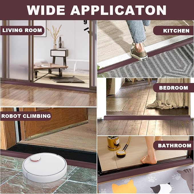 Vinyl Door Threshold Flooring Transition Strip Self Adhesive Carpet Edging Strip - Image 6