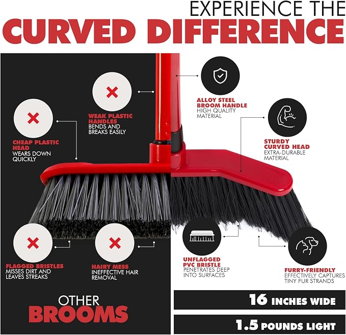 Da Vinci Curved Angle Broom 1pc - Image 3