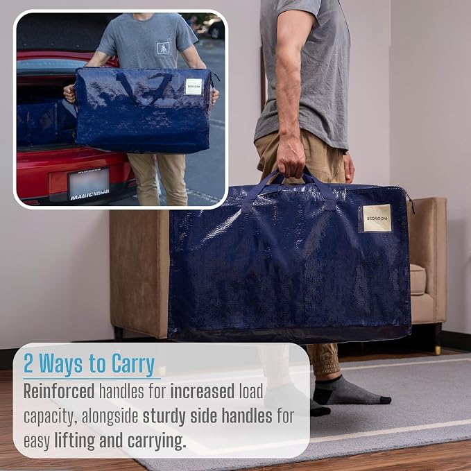 VENO 4 Pack Moving and Storage Bags, Heavy Duty, Alternative to Moving Boxes - Image 6