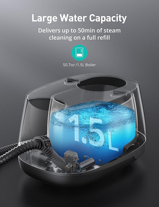 Steamer for Cleaning, Aspiron Multipurpose Portable Canister Steamer - Image 3