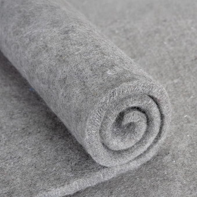 RUGPADUSA - Eco-Plush - 5'x8' - 1/2" Thick - 100% Felt - Luxurious Cushioned - Image 5