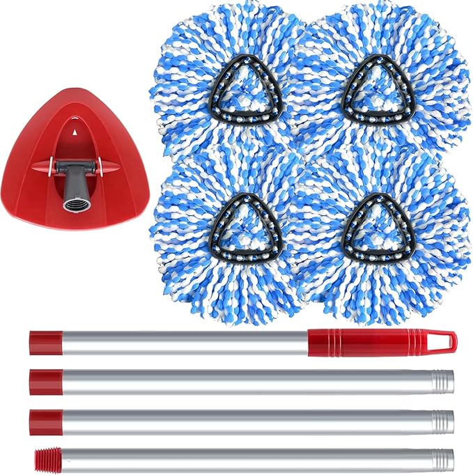 Spin Mop Head, Handle Replacement by Pkulater