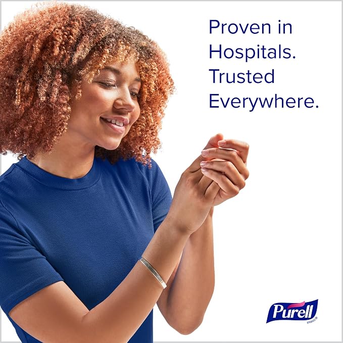 PURELL Advanced Hand Sanitizer Soothing Gel, Fresh Scent, 8 fl oz Pump Bottle - Image 3