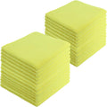 Microfiber Cleaning Cloths, 24 Pack, All-Purpose, Highly Absorbent, Washable by JDHomease
