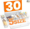 A-LuGei 【Military Grade】 Drawer Organizer, 【】 Clear Makeup organizer by A-LUGEI