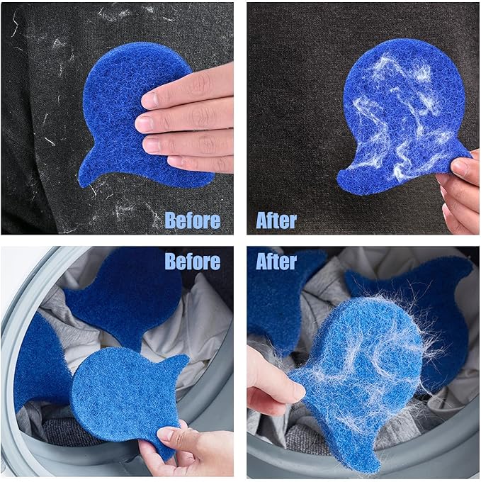6PCS Reusable Pet Hair Remover for Laundry - Image 4