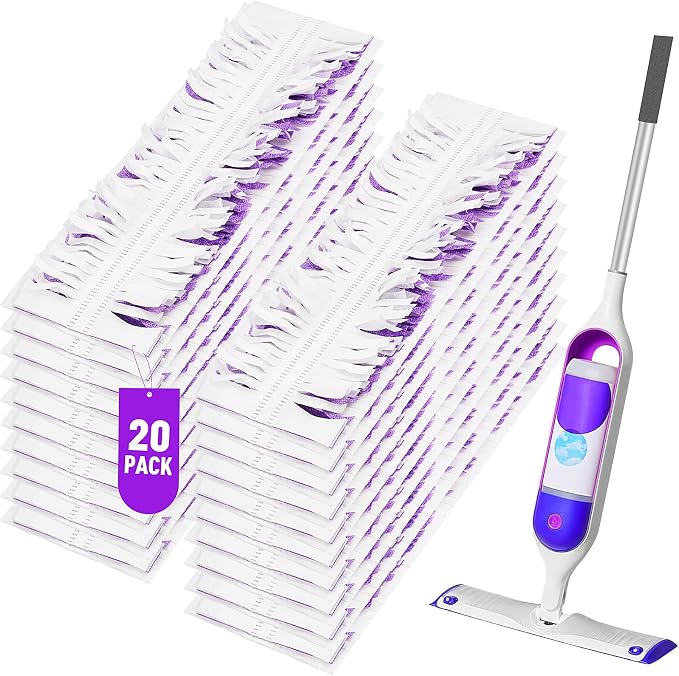20 Pack Swiffer Power Mop Pads – Disposable Refill Wet Mop Pads by ACleanerHomeAGreenerPlan