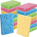 Cleaning Scrub Colored Sponge, Non-Scratch Kitchen Cellulose Dishwashing Sponge by PANYEE