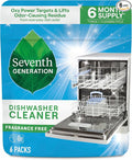 Seventh Generation Dishwasher Cleaning Packs 6 Count Free & Clear Removes by SeventhGeneration