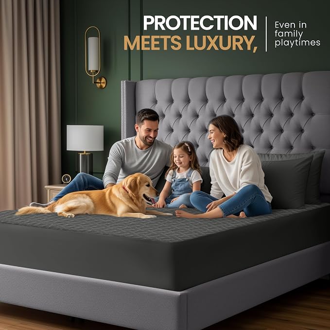 Utopia Bedding Waterproof Mattress Protector Queen Size, Premium 3D Air Soft - Image 6