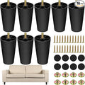 TURSTIN 16 Pack 4 Inch Plastic Furniture Legs by TURSTIN