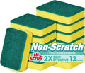Sponges Kitchen Scrub Dish Sponge Scouring Pad, 12 Pack Cleaning Brush Scrubber by MrScrubCleaninghelpers