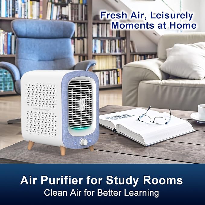 Jafanda Air Purifier for Home Bedroom 780sq ft, HEPA & Activated Carbon - Image 9