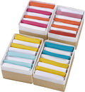 4 Packs T-shirt Drawer Organizers by Coorganisers