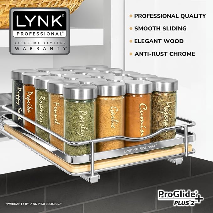 LYNK PROFESSIONAL® Élite™ Pull Out Spice Rack Organizer - Image 2